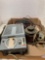 Three instruments, VARIAC, transistor TP, battery charger