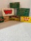 6 vintage cartridge boxes. Remington, Winchester and Western