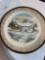 Westmoreland roses and bows candy dish. Lenox vase and plate