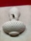 Fenton white hobnail wall fountain