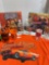 Dukes of Hazard wall calendars, Cooters garage cups and unopened waters. 3 Confederate flags,