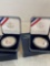 Two 2010 American veterans disabled for life proof silver dollar 1873 US men certified trade dollar