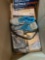 miscellaneous lot, including latex, examination, gloves, size 8, women?s Reebok, hunting DVDs belt