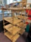 (2) matching bamboo shelves