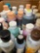 large misc lot including food colorings, commercial paper towel holders, key chains, pet supplies