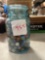 vintage marble collection in jar