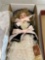 lot of vintage dolls including Precious Moments Christmas doll