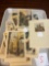 tattoo, antique lithograph prints, pencil sign, Germany circa 1900 by artist eight different prints