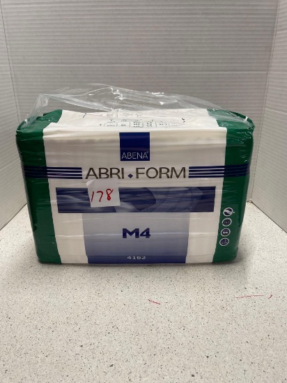 Medium size incontinence briefs 14 per package three packages