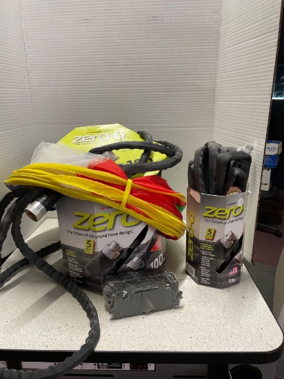 New hoses open boxes