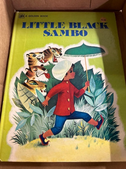 large hardback little black Sambo book