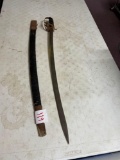 Antique sword and sheath marked made in India