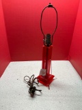 midcentury lucite lamp