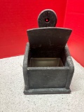 Vintage wall decor, bookend, musical collectible Chopin, and kitchen storage box
