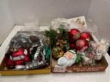 Christmas decor, including cookie cutters