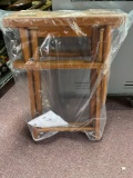 New wood directors chair