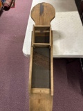 Vintage very large wood grater cabbage slaw