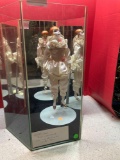 Goebel clown in mirrored display case