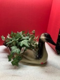 Large goose planter