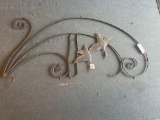 vintage metal screen door insert geese flying