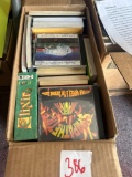 large lot of magic books
