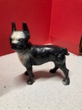 Antique cast-iron, Boston terrier doorstop