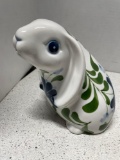 vintage Dansk bunny, vintage Goebel bunny, vintage Scottie planter, Van Briggle leaf tray, vintage