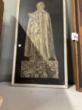 two pieces of artwork, but they just figures including Saint Peter and Paul