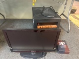 Samsung TV and Eden Pure quartz infrared portable heater and business agenda