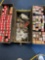 large collection of vintage vacuum tubes in carrying case