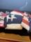 3 United States flags