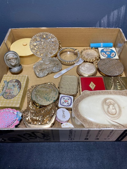 makeup containers, powder box,sachet etc