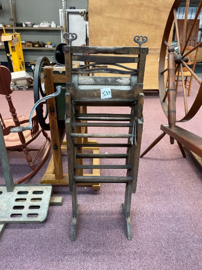 Antique foldout wringer washer