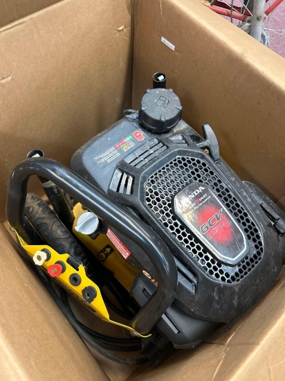Honda gas powered Dewalt 3100 psi power washer condition unknown