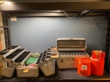 3 tackle boxes and alert locate flares