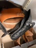 Leather gun holsters