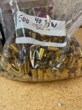 500 .40 S&W brass casings and 28 .30-.06 brass casings