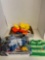 Burger King Star Wars toys, little tikes toys, And a Blue?s Clues shirt size 7