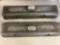 pair of early Corvette valve covers with moon eye breather