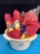 Bucket of brand, new shop towels