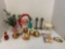Christmas, including vintage Lenox and Godinger Candleholders
