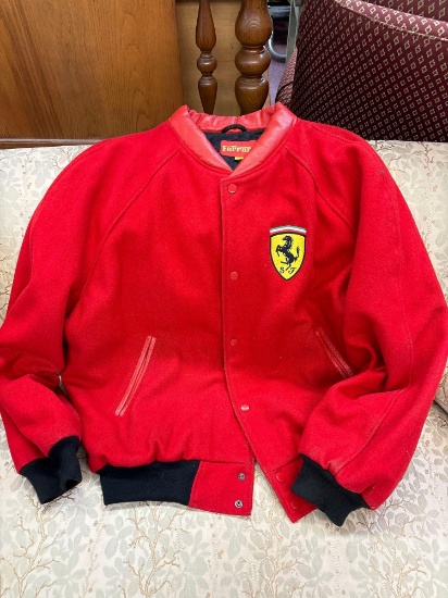 Vintage wool Ferrari jacket size extra large