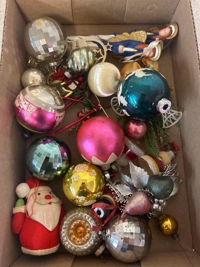 vintage Christmas ornaments
