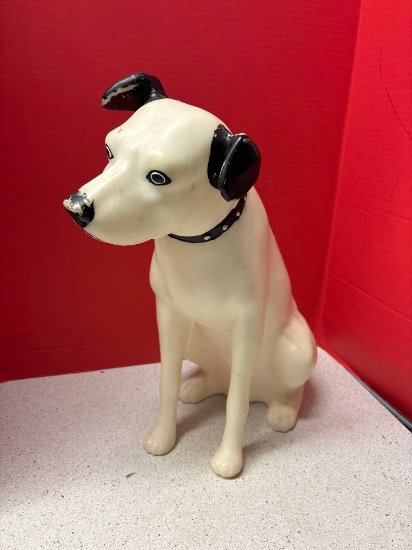Vintage Nipper the RCA Dog plastic 18 inches Tall