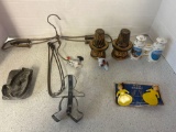 vintage holt Howard shakers salt and pepper, cookie cutters, collapsible hangers, etc.
