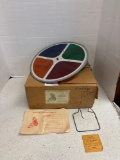 Vintage Christmas color wheel in box no motor