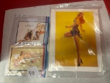 3 girlie prints including 2 Vargas