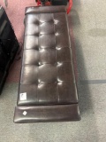 leather storage ottoman with kids toys
