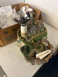 lighthouse water fountain, lighthouse, wind chime, seashell lights, two sets and more