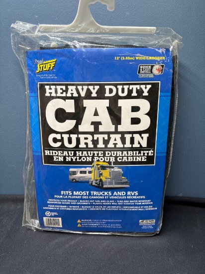 Truck cap curtains, 12 feet wide